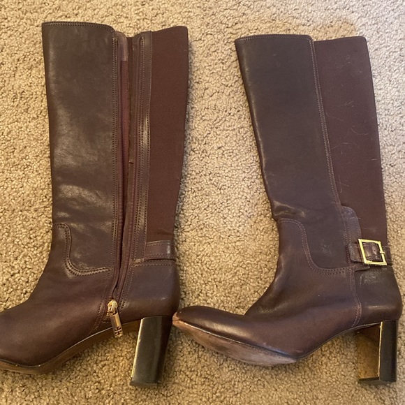Gently used Tory Burch Leather boots. - Picture 3 of 3